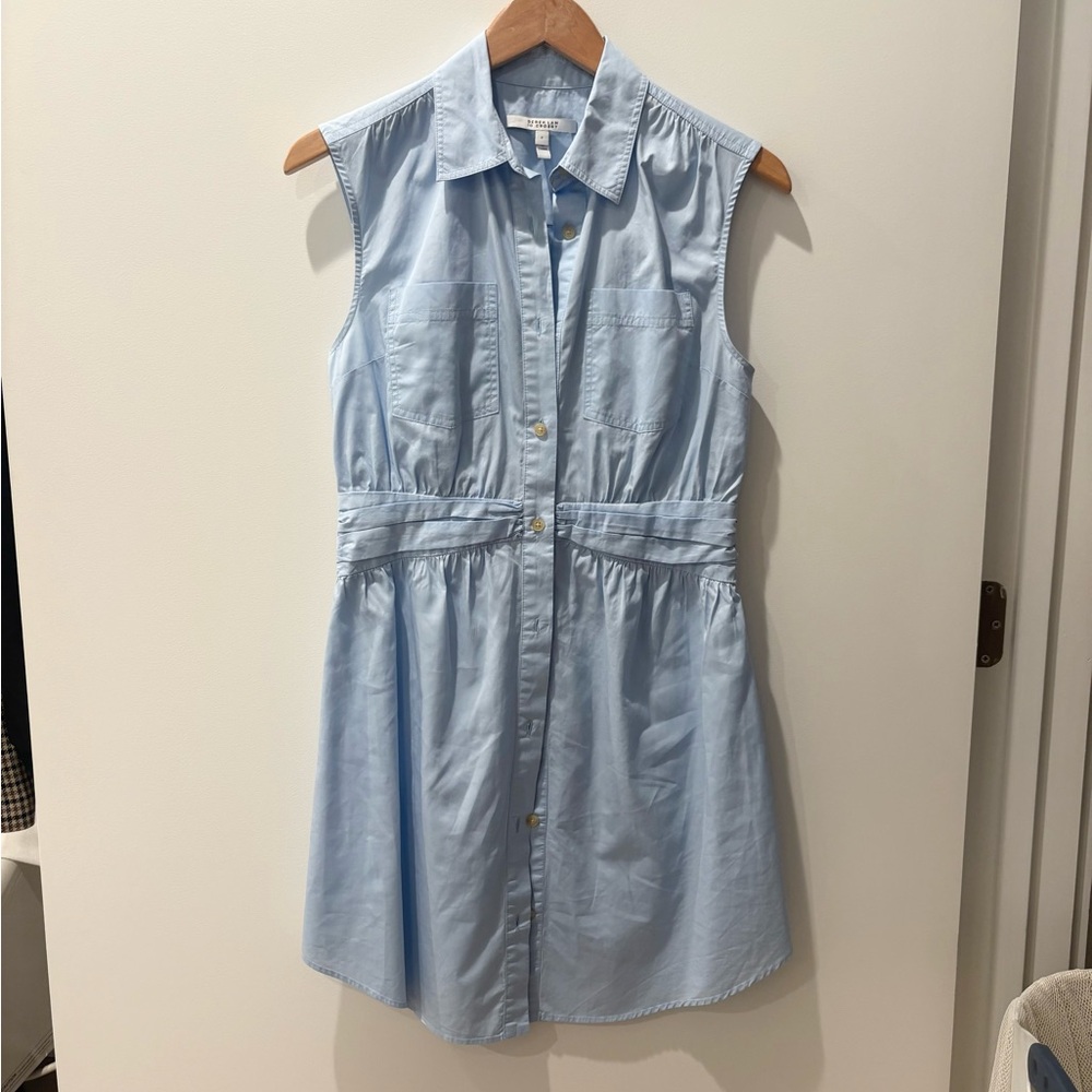 Size 0 Derek Lam 10 Crosby Baby Blue Dress